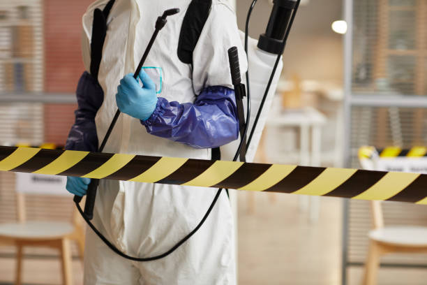 Professional Sewage Cleanup technician working in Linwood, PA